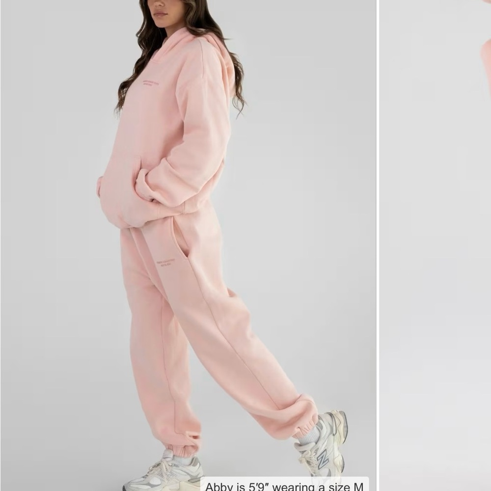 Cmfrt Soft Peach Hoodie and Sweatpants Set